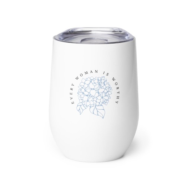 Southern Wine Tumbler - Cotton White