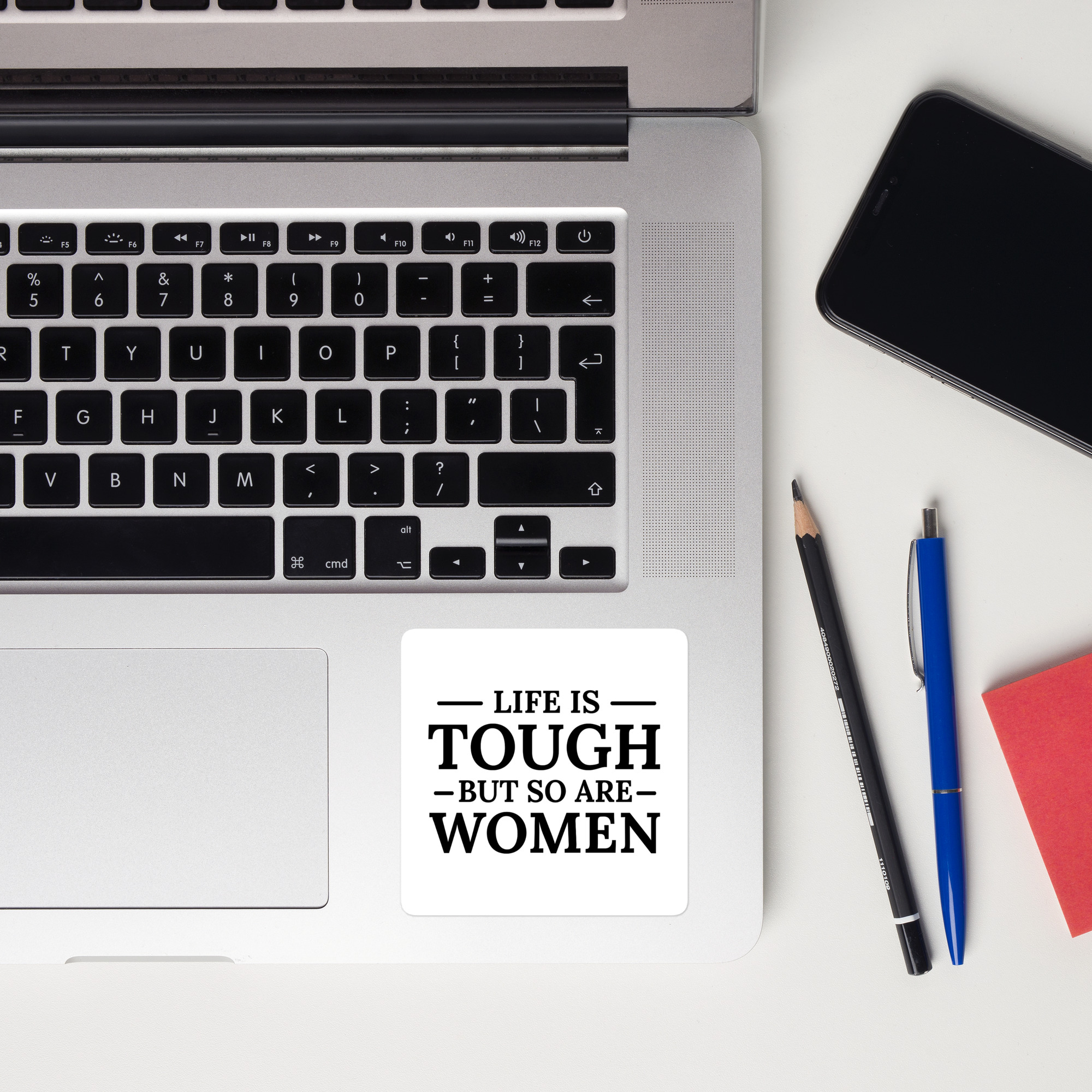 Tough Women Sticker - Cotton - Image 4