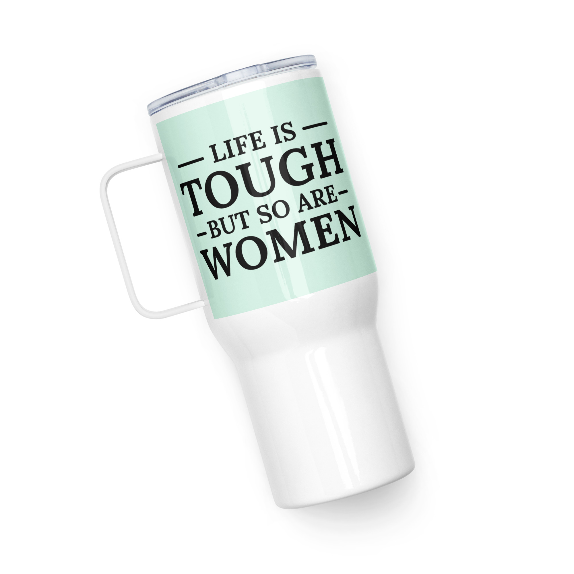 Tough Women Travel Mug - Mint - Image 3