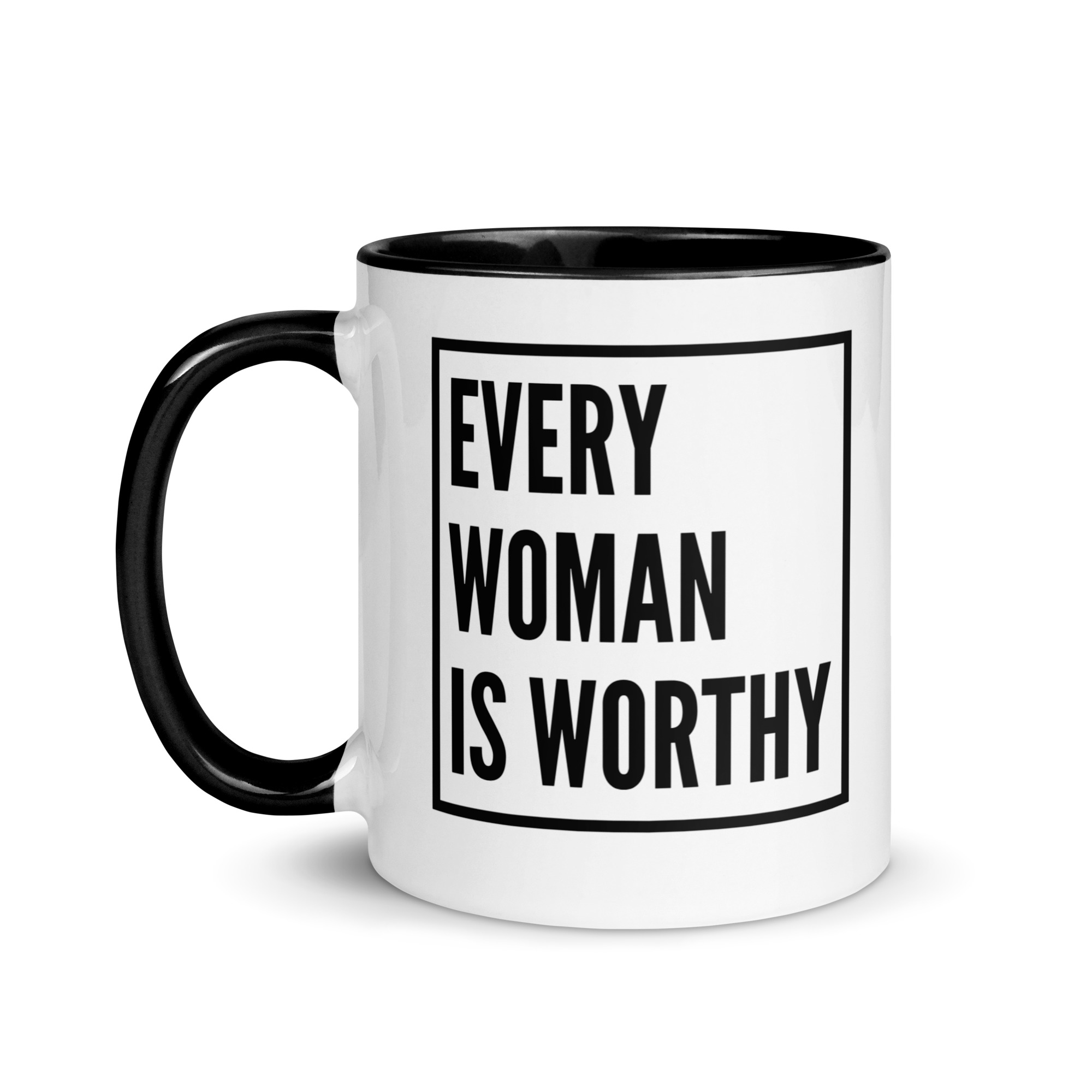 Modern Every Woman is Worthy Mug - Image 2